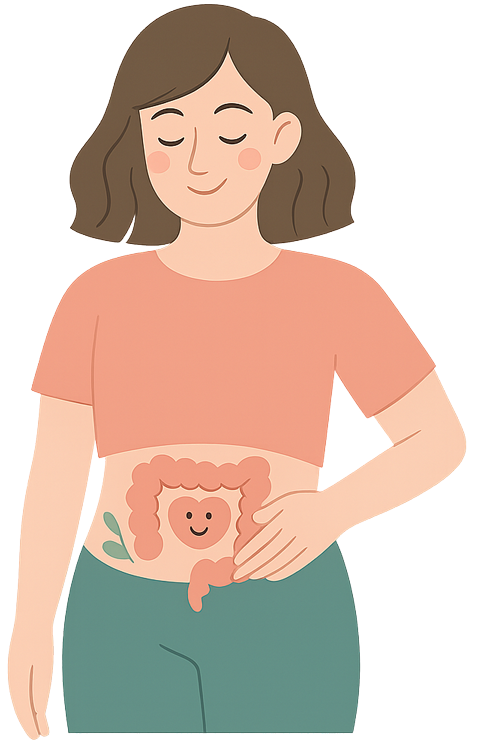 Woman Happy Tummy